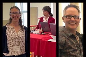 Stephanie Lind, Margaret Walker, and Kip Pegley 