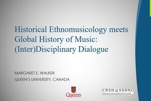 Margaret Walker: ICTM Conference Presentation