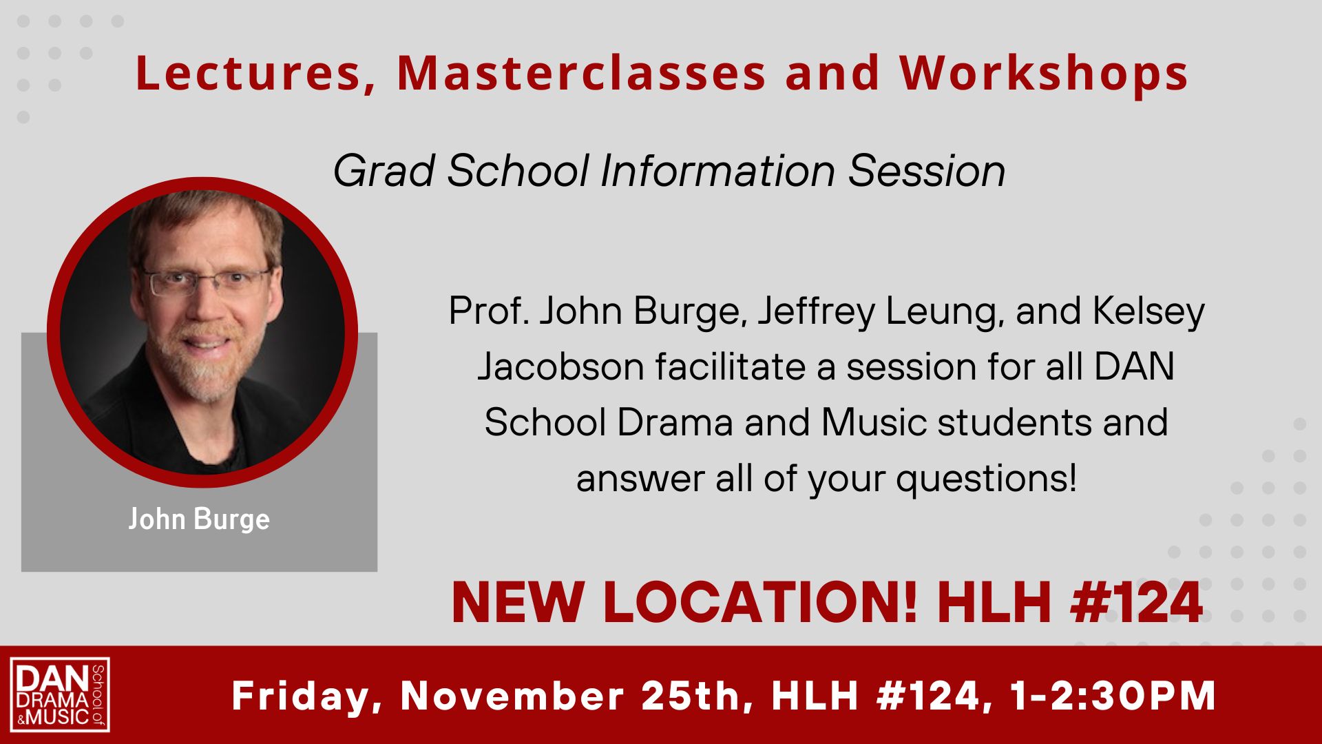 Grad School Information Session