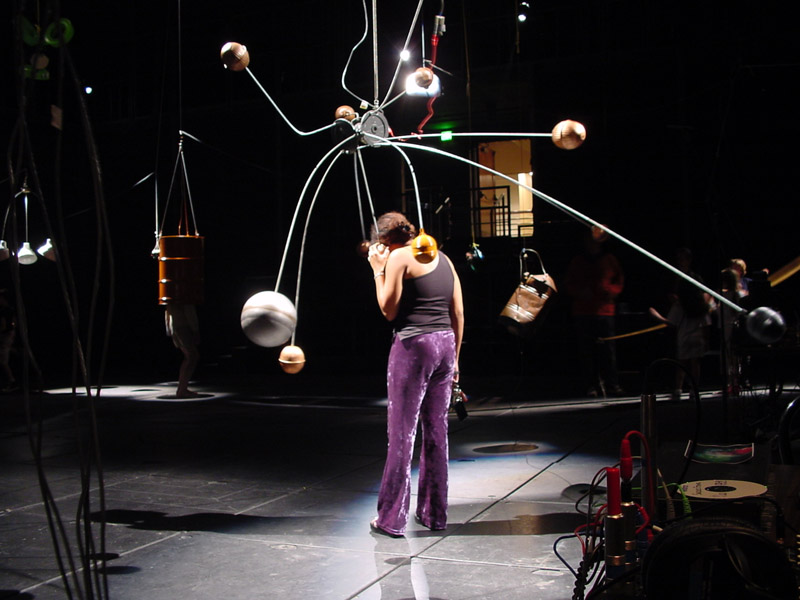 Woman Interacting with Rainforest IV Display