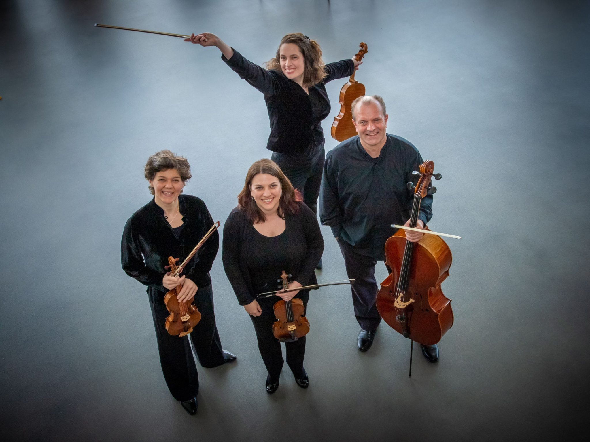Isabel Quartet in Lobby of Isabel Centre for the Performing Arts